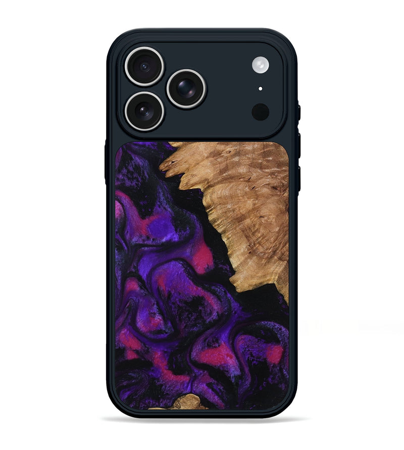 iPhone 17 Pro Max Wood Phone Case - Rory (Purple, 798321)