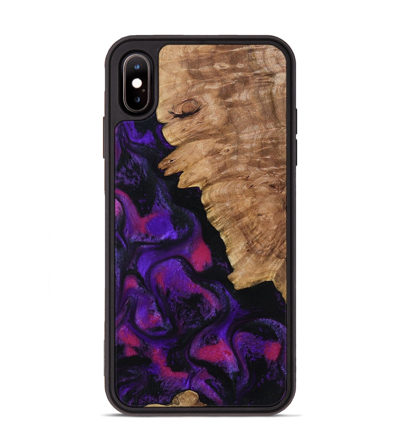 iPhone Xs Max Wood Phone Case - Rory (Purple, 798321)