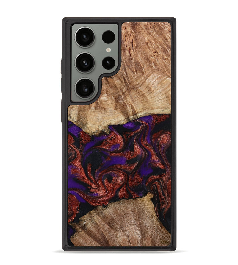 Galaxy S23 Ultra Wood Phone Case - Karie (Purple, 798323)