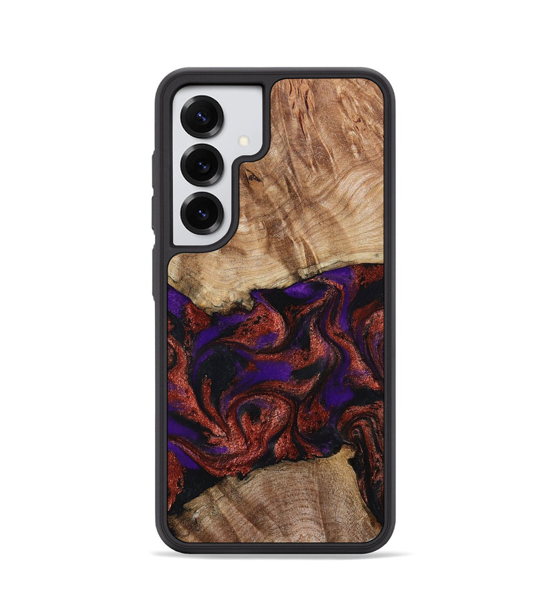 Galaxy S25 Wood Phone Case - Karie (Purple, 798323)