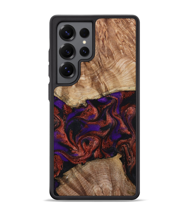 Galaxy S25 Ultra Wood Phone Case - Karie (Purple, 798323)