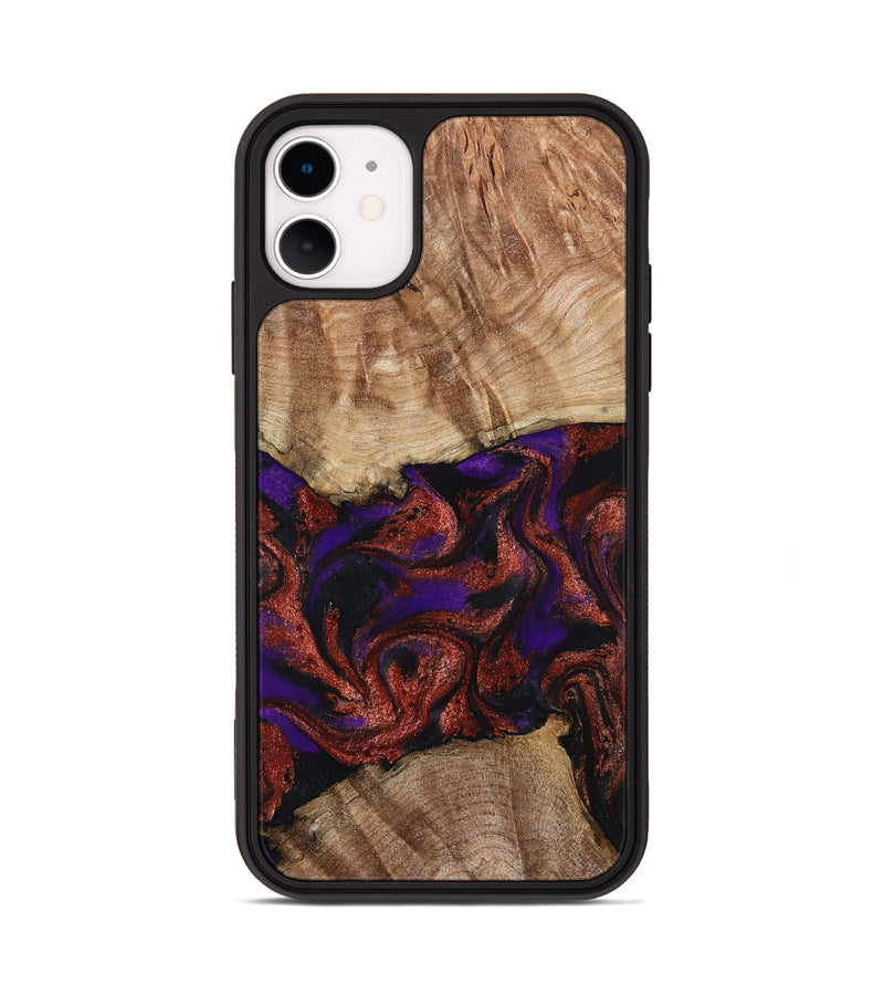 iPhone 11 Wood Phone Case - Karie (Purple, 798323)