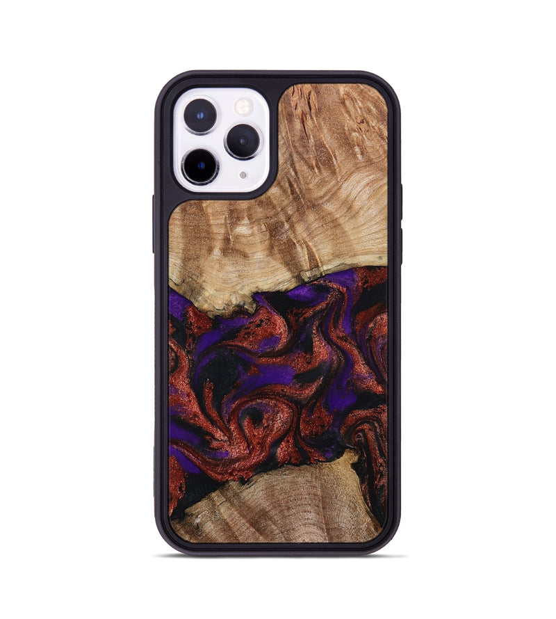 iPhone 11 Pro Wood Phone Case - Karie (Purple, 798323)