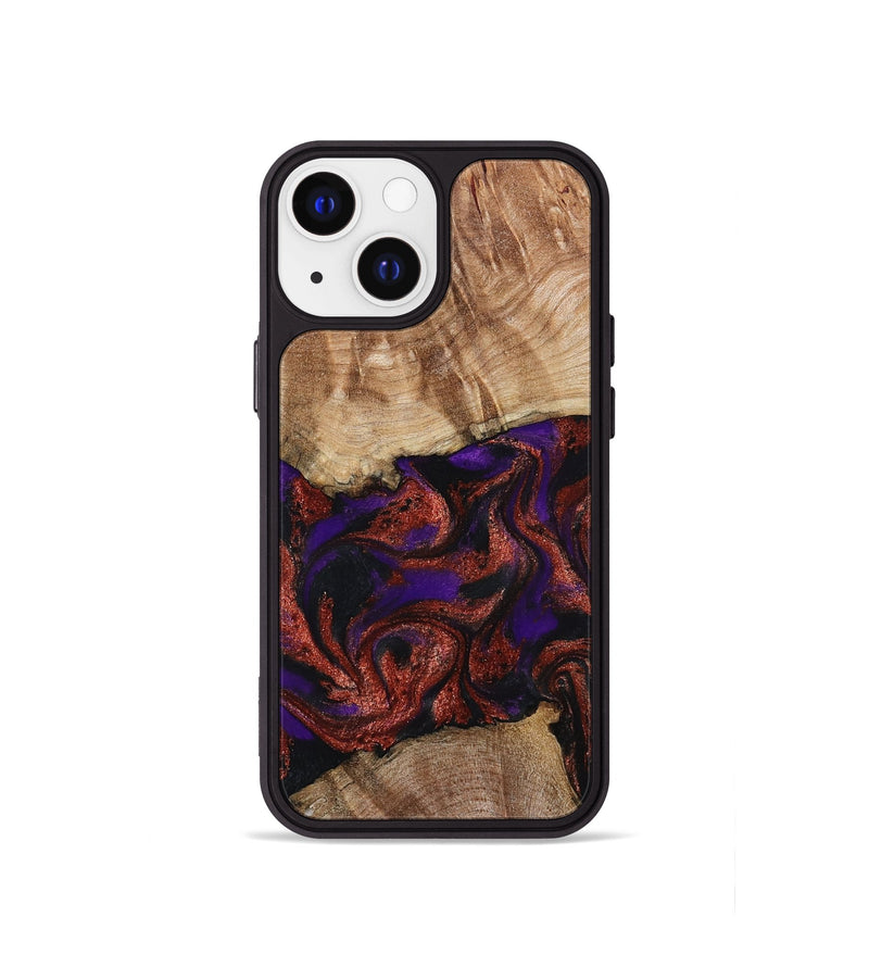 iPhone 13 mini Wood Phone Case - Karie (Purple, 798323)