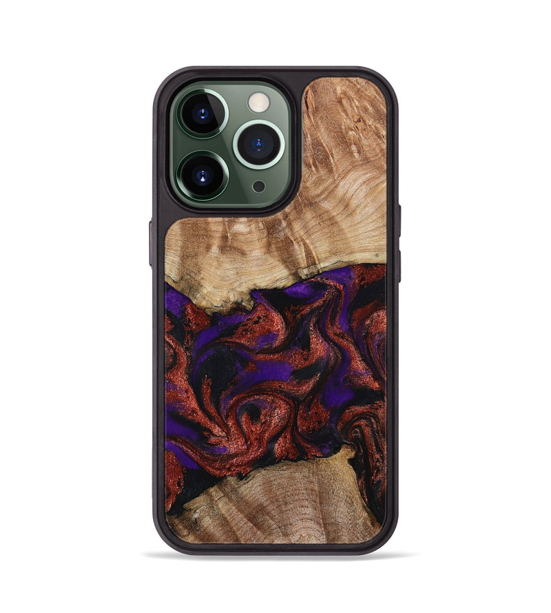 iPhone 13 Pro Wood Phone Case - Karie (Purple, 798323)