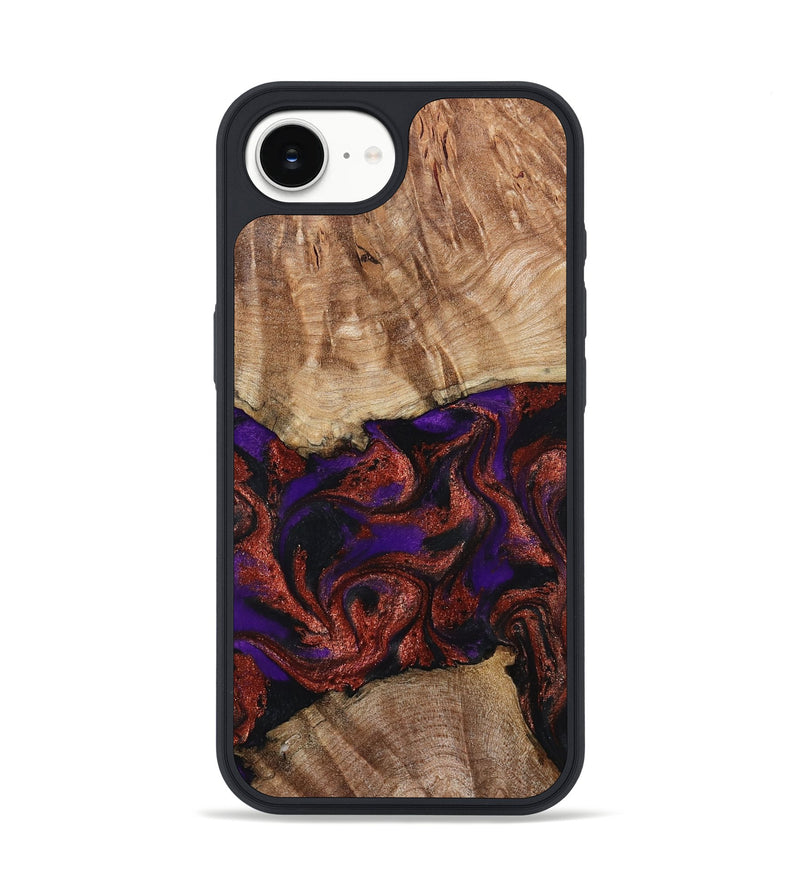iPhone 16e Wood Phone Case - Karie (Purple, 798323)