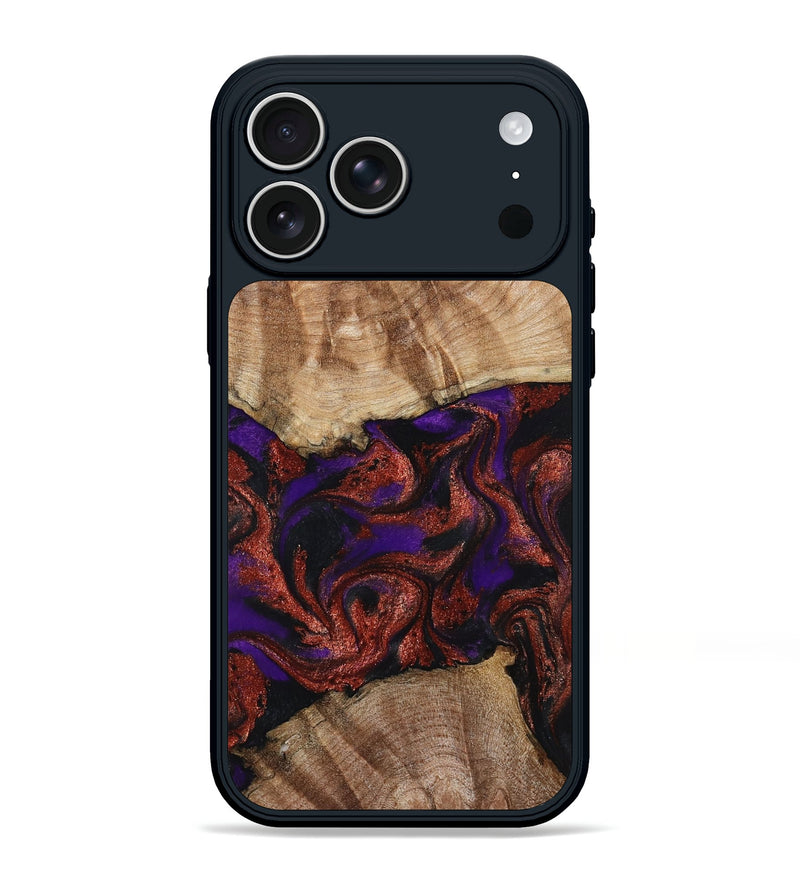 iPhone 17 Pro Max Wood Phone Case - Karie (Purple, 798323)