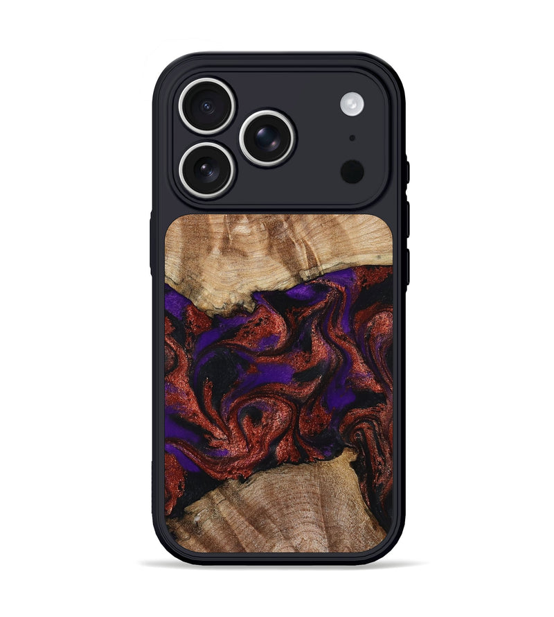 iPhone 17 Pro Wood Phone Case - Karie (Purple, 798323)