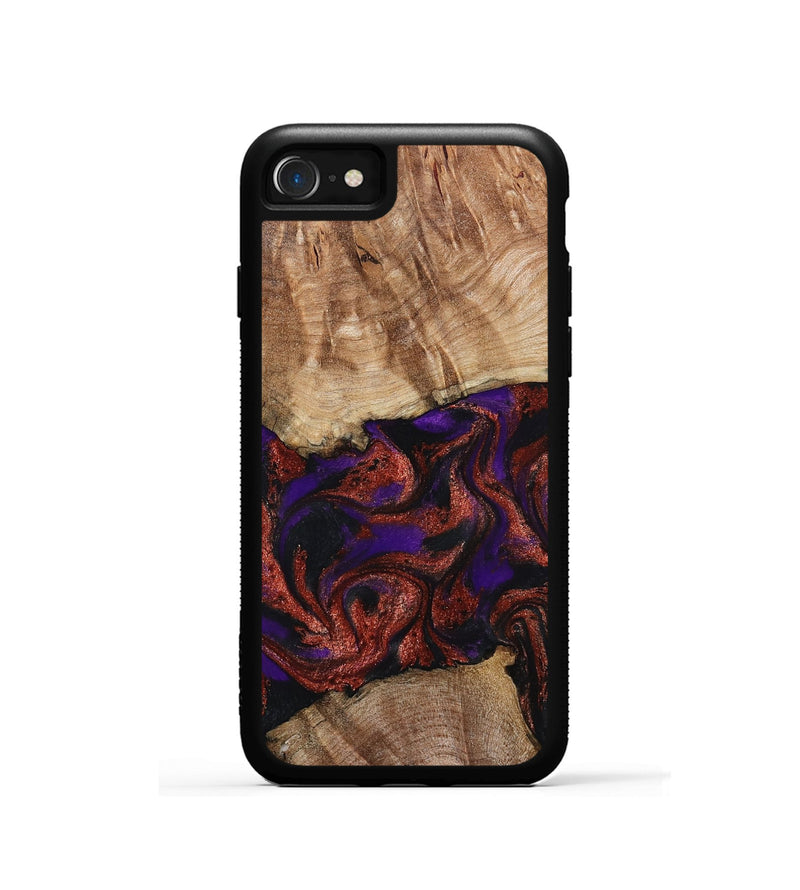 iPhone SE Wood Phone Case - Karie (Purple, 798323)