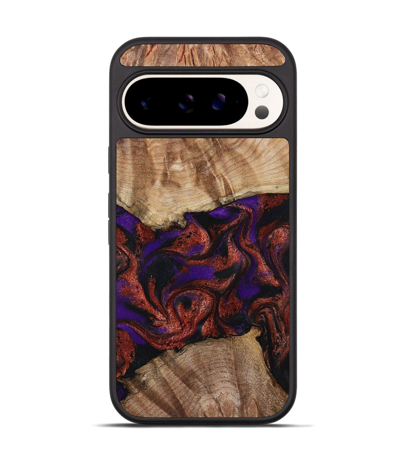 Pixel 9 Wood Phone Case - Karie (Purple, 798323)