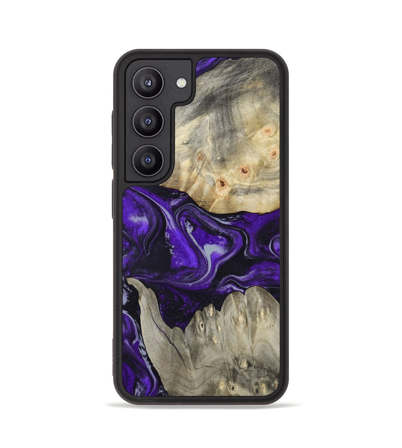 Galaxy S23 Wood Phone Case - Jeanna (Purple, 798324)