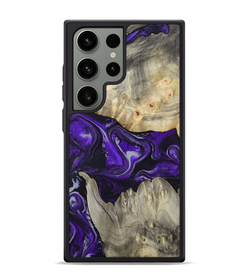Galaxy S24 Ultra Wood Phone Case - Jeanna (Purple, 798324)