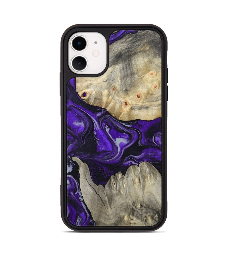 iPhone 11 Wood Phone Case - Jeanna (Purple, 798324)