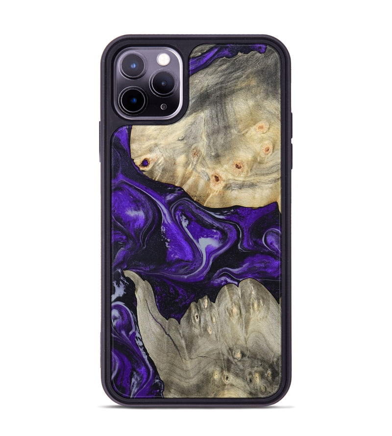 iPhone 11 Pro Max Wood Phone Case - Jeanna (Purple, 798324)
