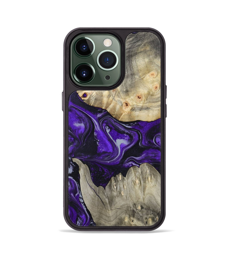 iPhone 13 Pro Wood Phone Case - Jeanna (Purple, 798324)