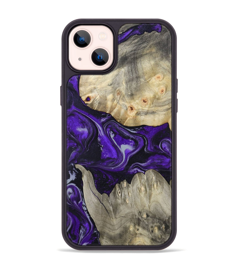 iPhone 14 Plus Wood Phone Case - Jeanna (Purple, 798324)