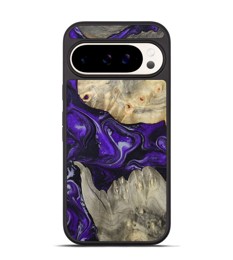 Pixel 9 Pro Wood Phone Case - Jeanna (Purple, 798324)