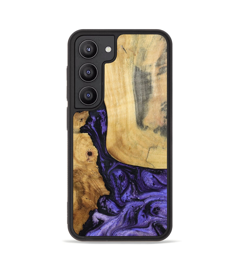 Galaxy S23 Wood Phone Case - Ashlie (Purple, 798326)