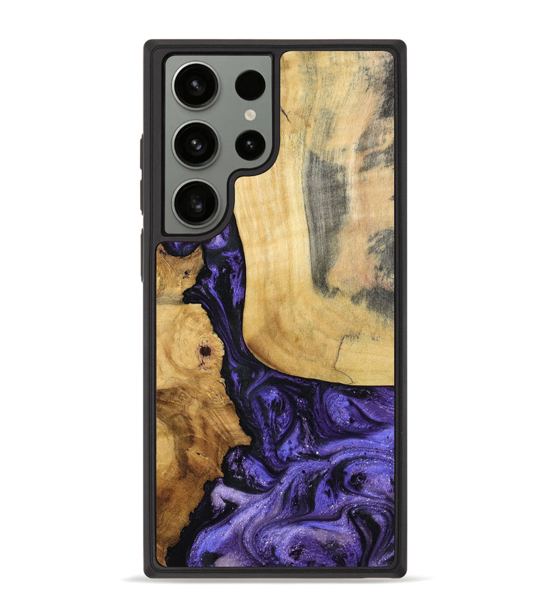 Galaxy S23 Ultra Wood Phone Case - Ashlie (Purple, 798326)