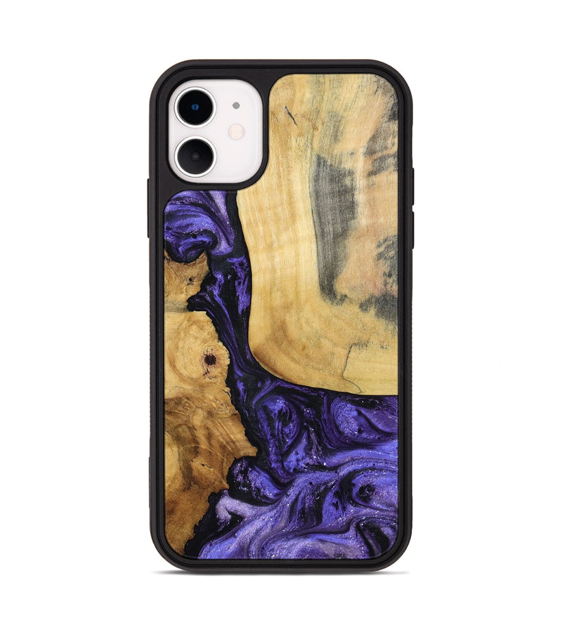 iPhone 11 Wood Phone Case - Ashlie (Purple, 798326)