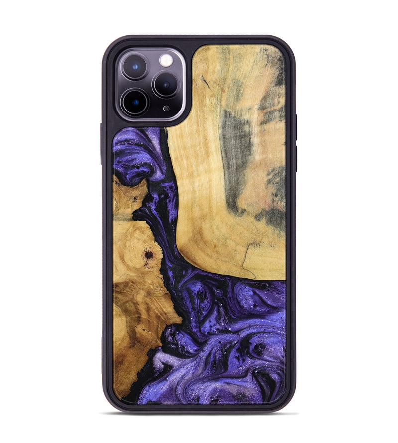 iPhone 11 Pro Max Wood Phone Case - Ashlie (Purple, 798326)
