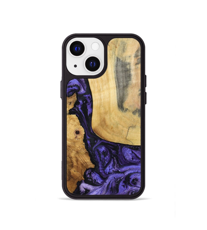 iPhone 13 mini Wood Phone Case - Ashlie (Purple, 798326)