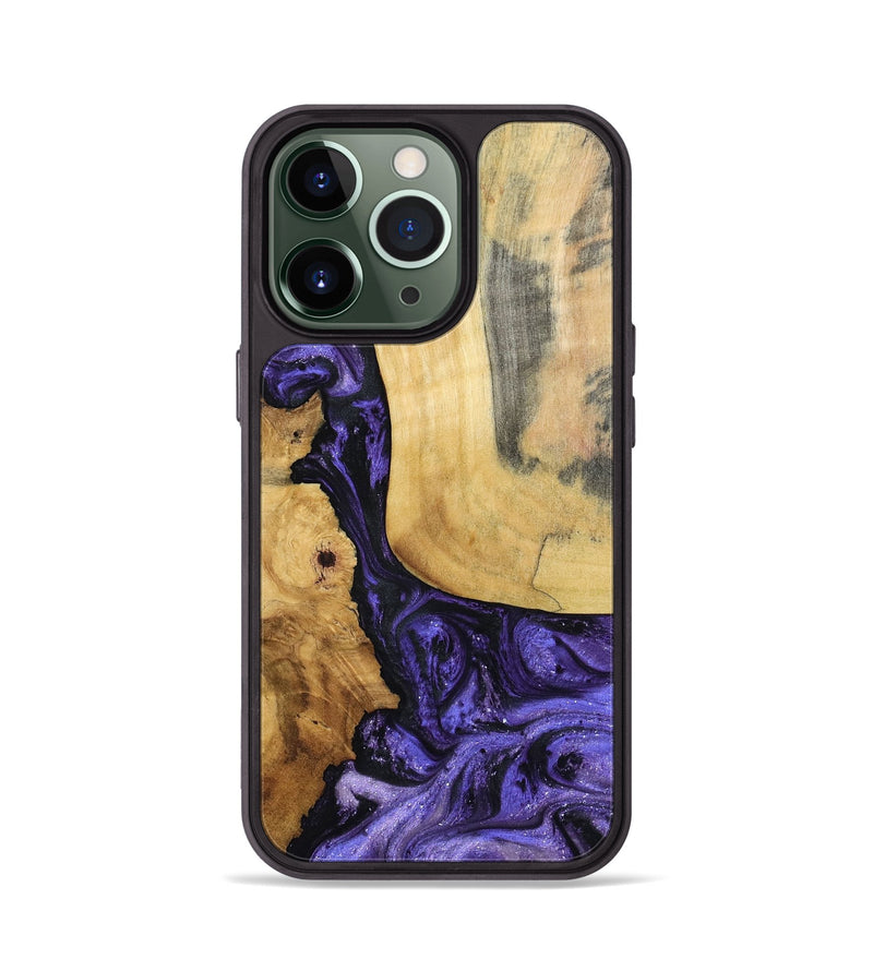 iPhone 13 Pro Wood Phone Case - Ashlie (Purple, 798326)