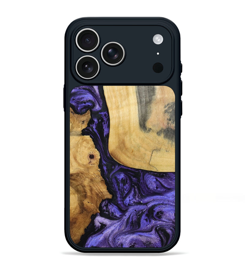 iPhone 17 Pro Max Wood Phone Case - Ashlie (Purple, 798326)