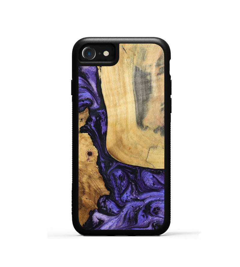 iPhone SE Wood Phone Case - Ashlie (Purple, 798326)