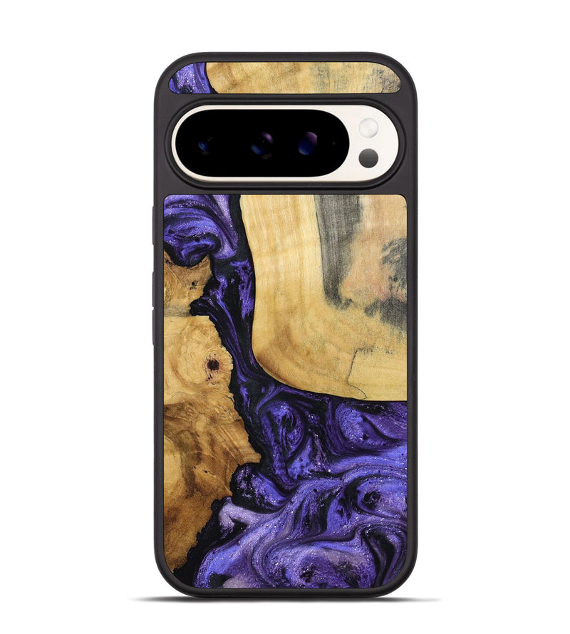 Pixel 9 Pro Wood Phone Case - Ashlie (Purple, 798326)