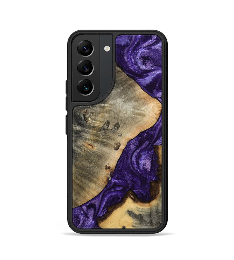 Galaxy S22 Wood Phone Case - Cathryn (Purple, 798327)