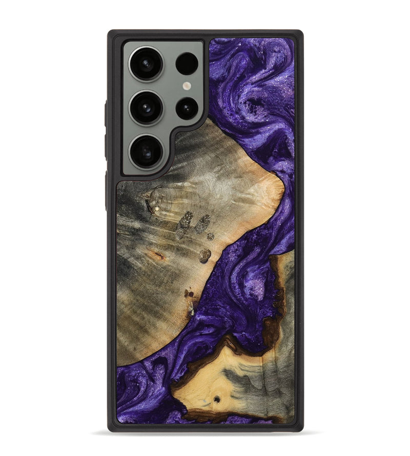 Galaxy S23 Ultra Wood Phone Case - Cathryn (Purple, 798327)