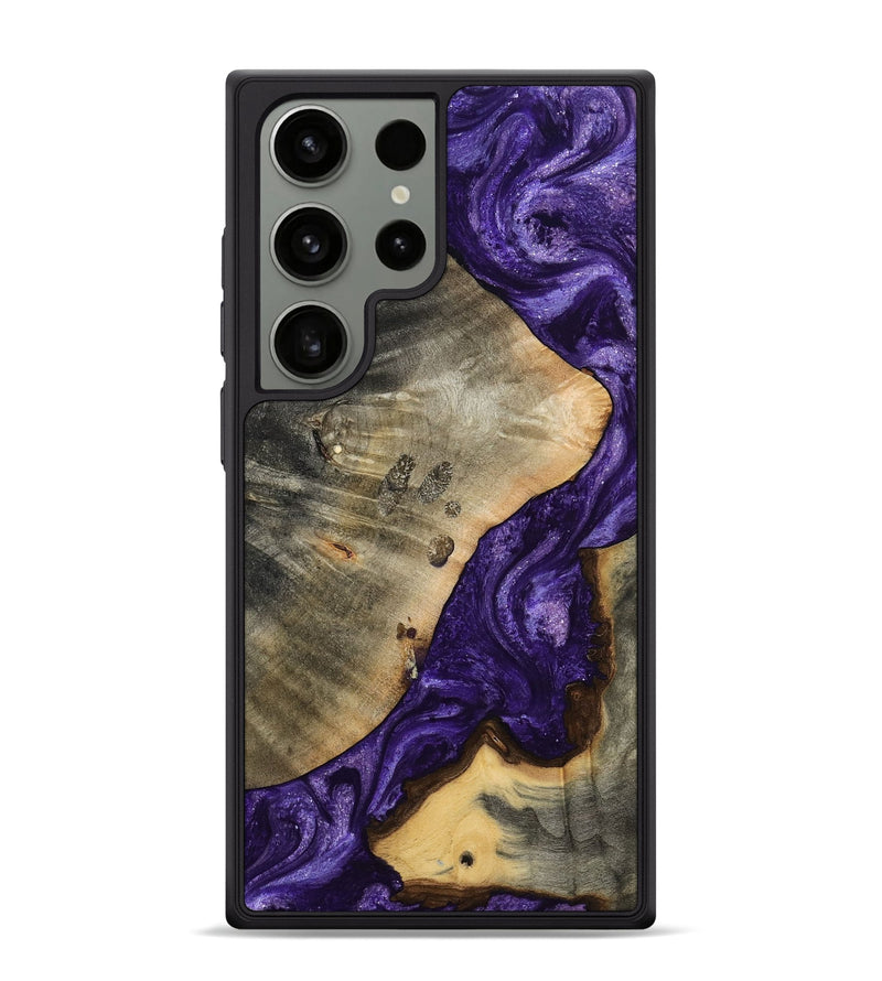 Galaxy S24 Ultra Wood Phone Case - Cathryn (Purple, 798327)