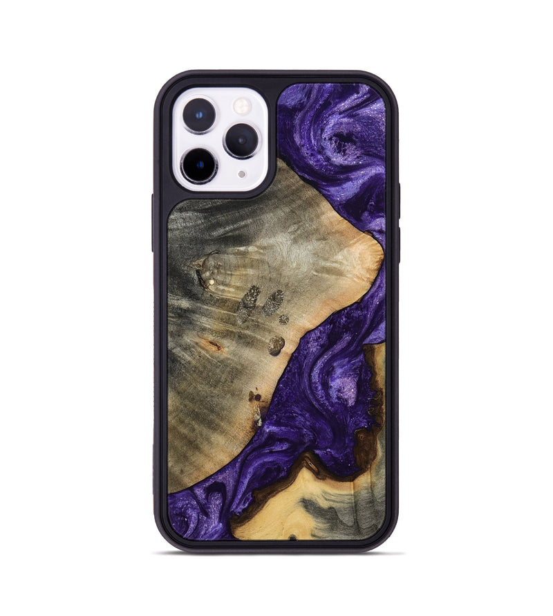 iPhone 11 Pro Wood Phone Case - Cathryn (Purple, 798327)