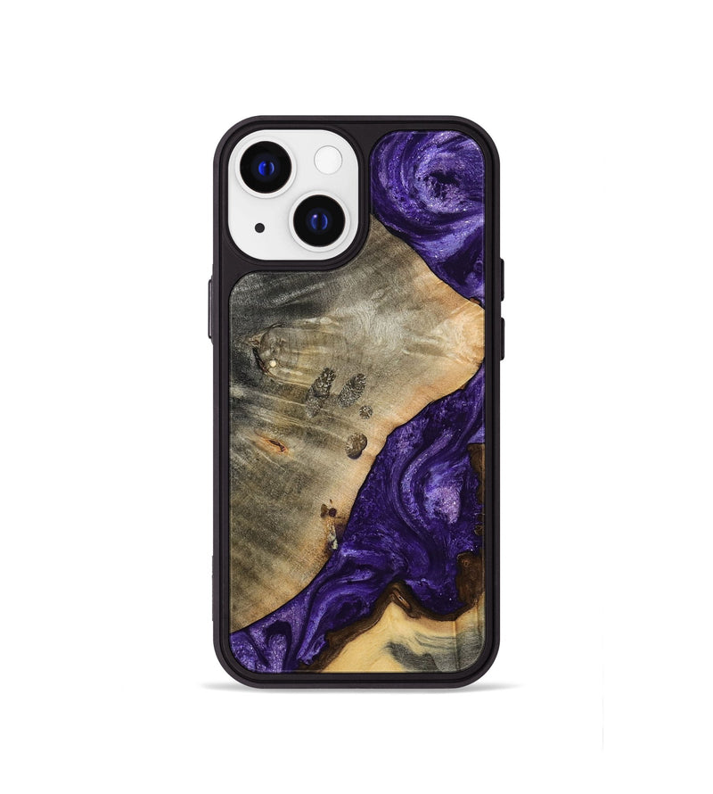 iPhone 13 mini Wood Phone Case - Cathryn (Purple, 798327)