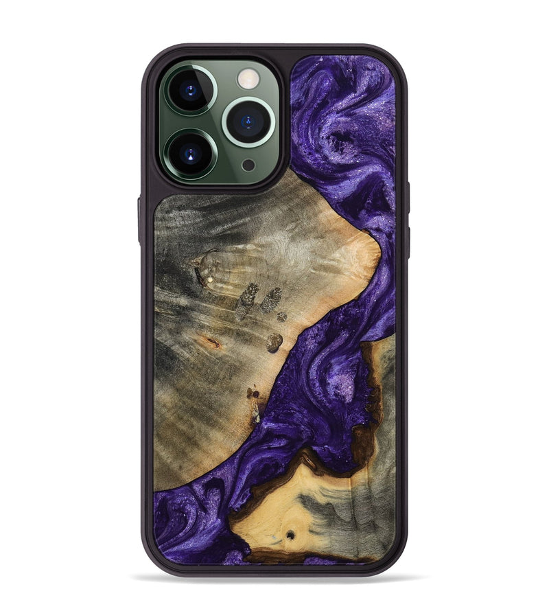 iPhone 13 Pro Max Wood Phone Case - Cathryn (Purple, 798327)