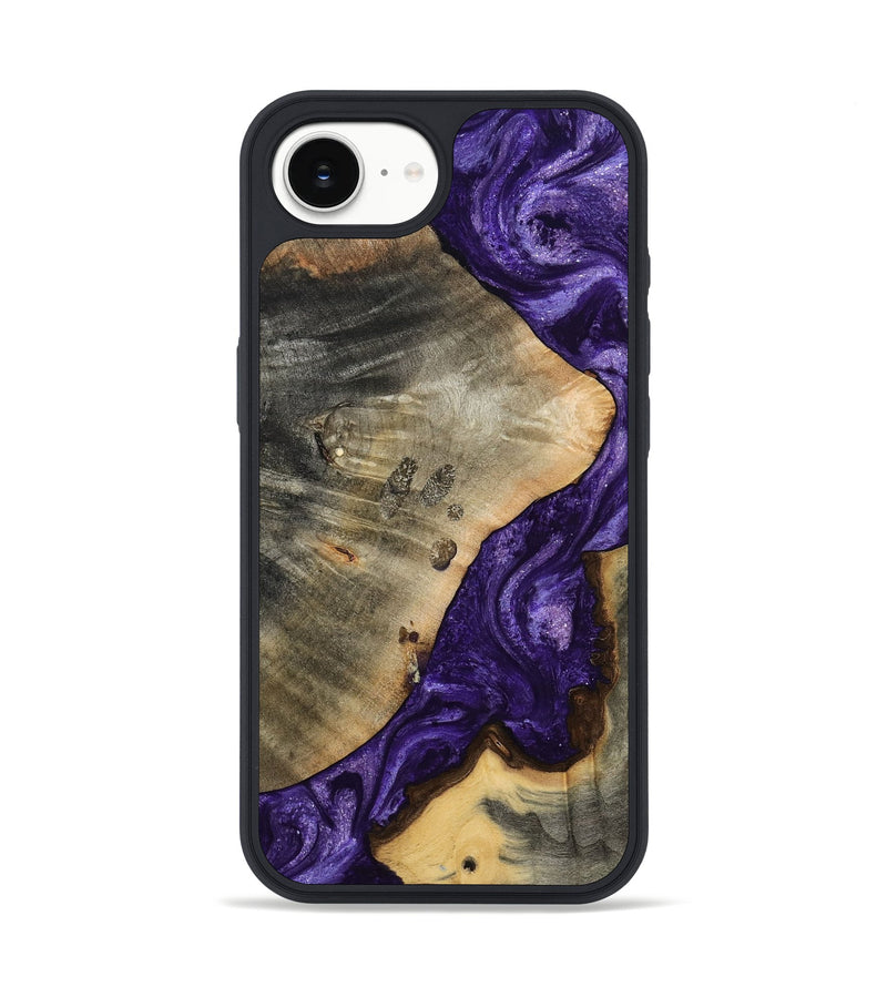 iPhone 16e Wood Phone Case - Cathryn (Purple, 798327)