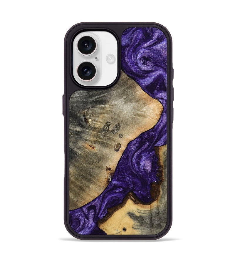 iPhone 17 Wood Phone Case - Cathryn (Purple, 798327)