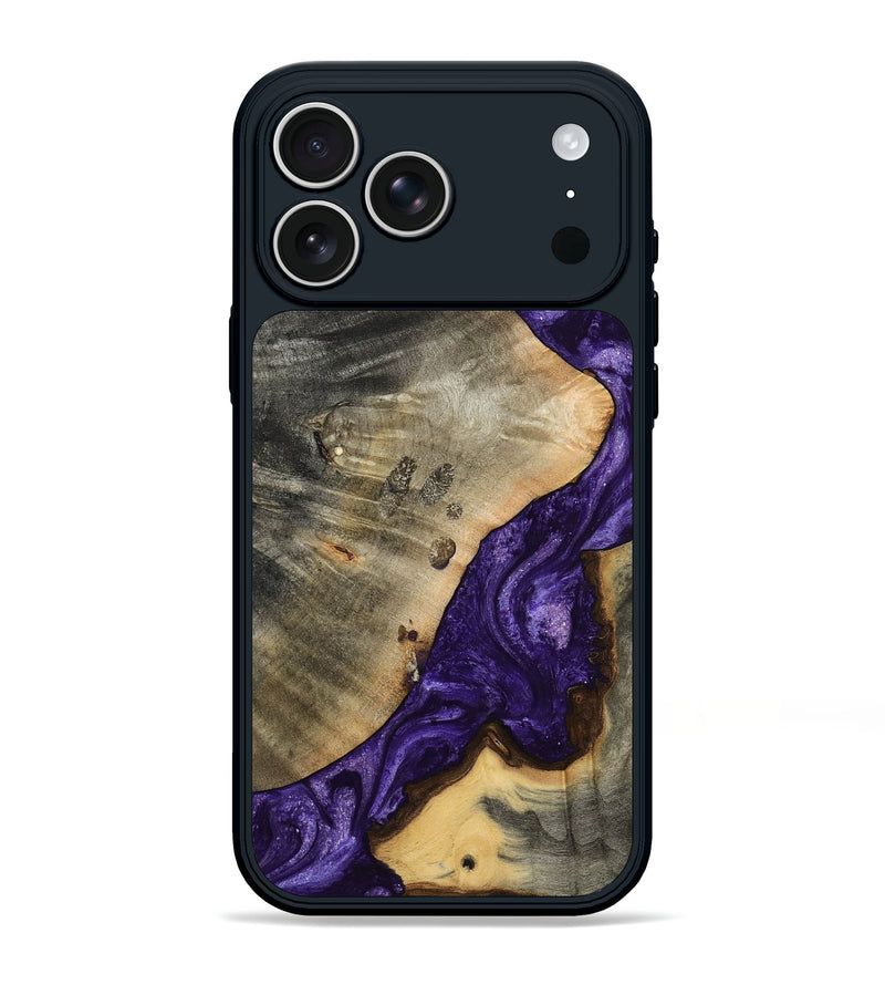 iPhone 17 Pro Max Wood Phone Case - Cathryn (Purple, 798327)