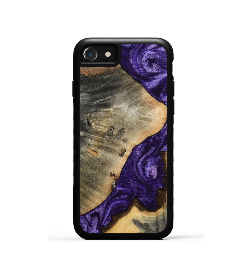 iPhone SE Wood Phone Case - Cathryn (Purple, 798327)