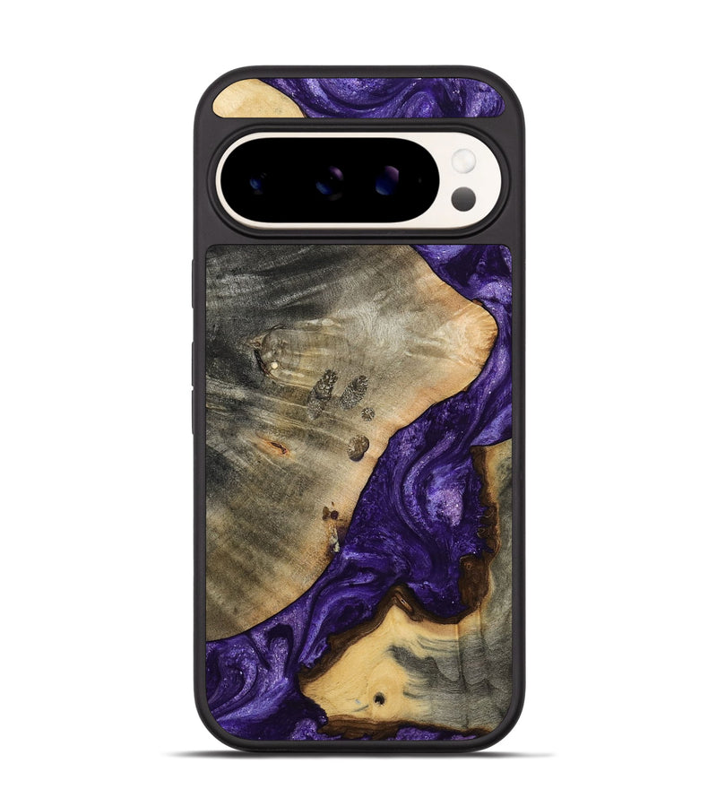 Pixel 9 Pro Wood Phone Case - Cathryn (Purple, 798327)