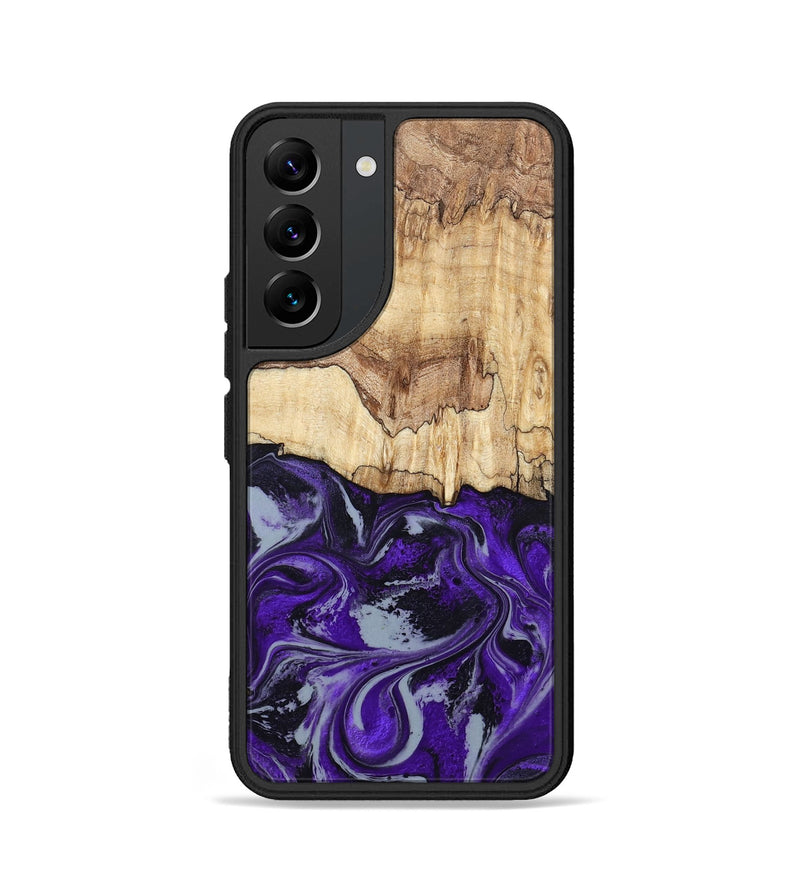Galaxy S22 Wood Phone Case - Sandy (Purple, 798332)