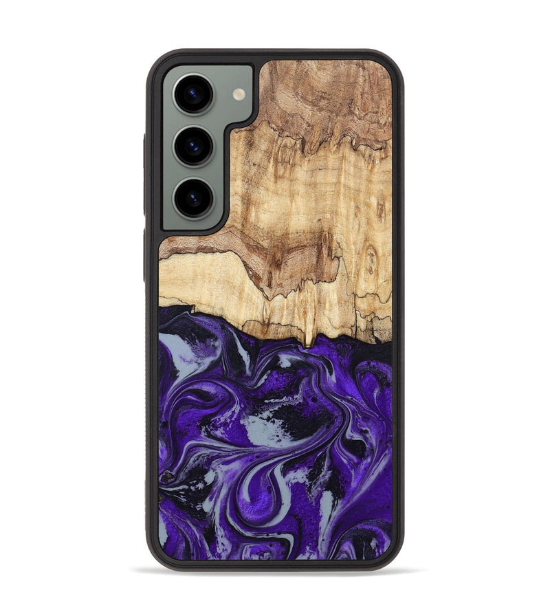 Galaxy S23 Plus Wood Phone Case - Sandy (Purple, 798332)