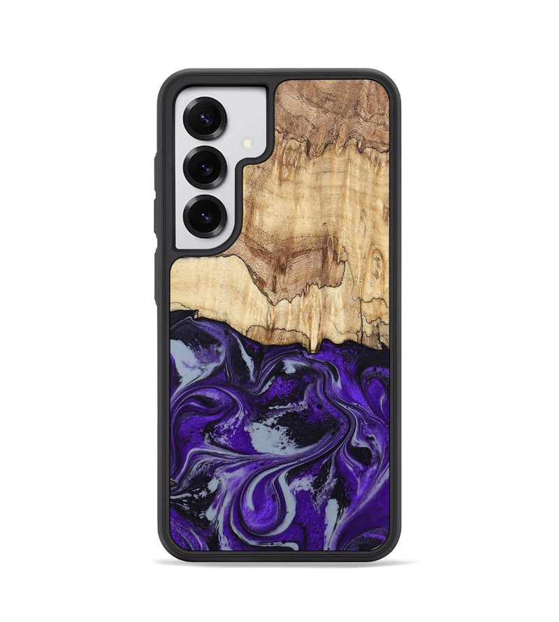 Galaxy S25 Wood Phone Case - Sandy (Purple, 798332)