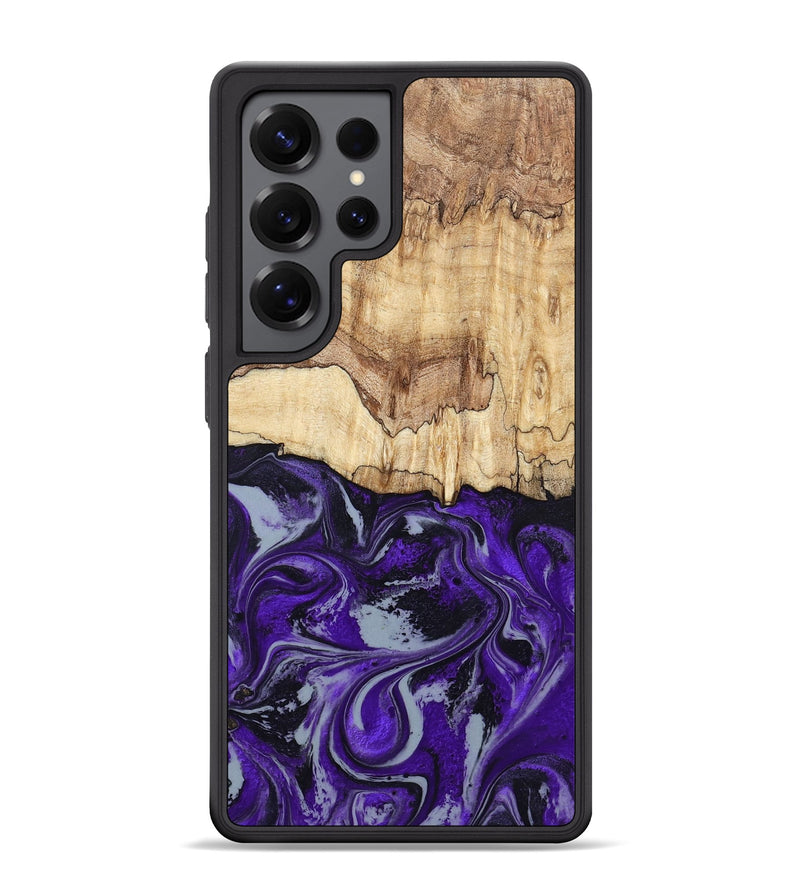 Galaxy S25 Ultra Wood Phone Case - Sandy (Purple, 798332)