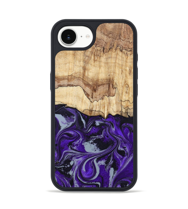 iPhone 16e Wood Phone Case - Sandy (Purple, 798332)