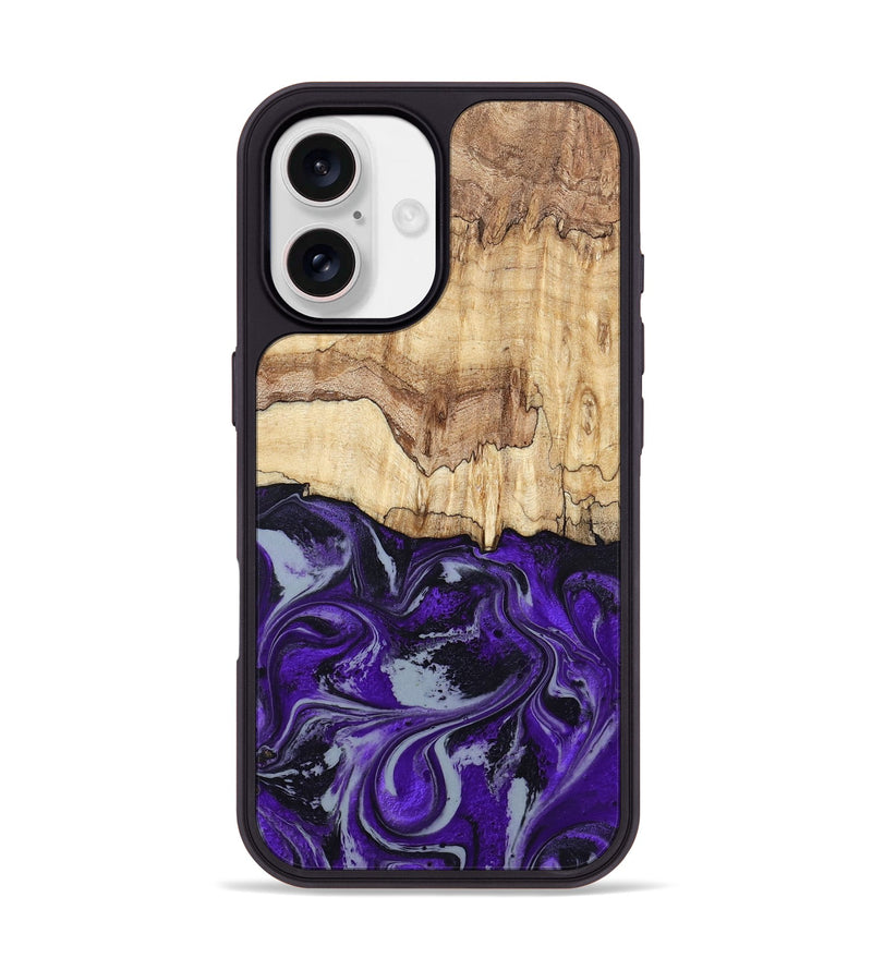 iPhone 17 Wood Phone Case - Sandy (Purple, 798332)