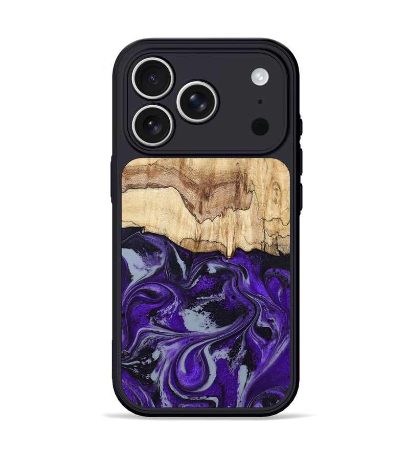 iPhone 17 Pro Wood Phone Case - Sandy (Purple, 798332)