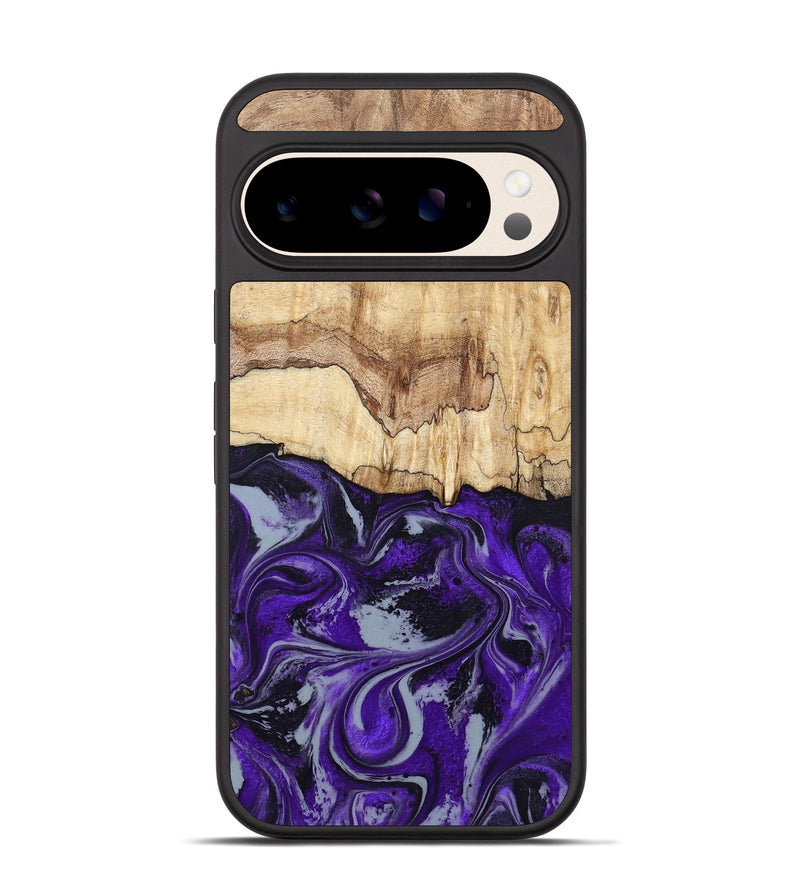 Pixel 10 Wood Phone Case - Sandy (Purple, 798332)