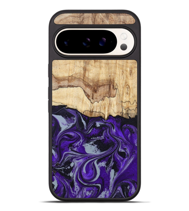 Pixel 9 Pro XL Wood Phone Case - Sandy (Purple, 798332)